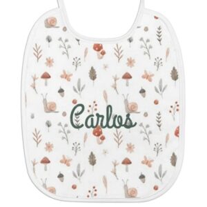 Babero personalizado Caracol