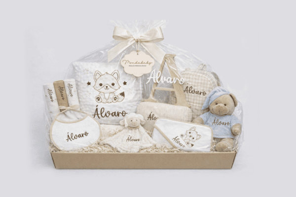 canastilla con celofon