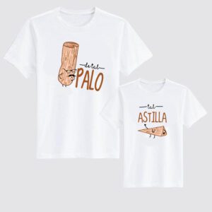 Pack de camisetas de tal palo tal astilla