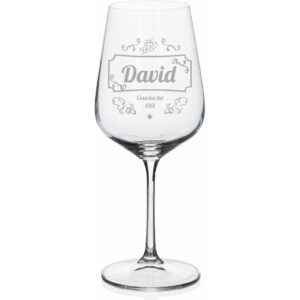 Copa de vino personalizada