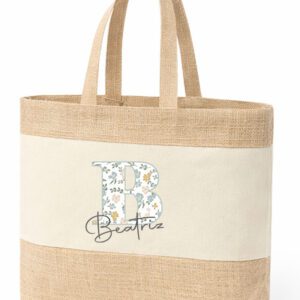 Bolsa de Yute y Algodón Personalizada. varios diseños