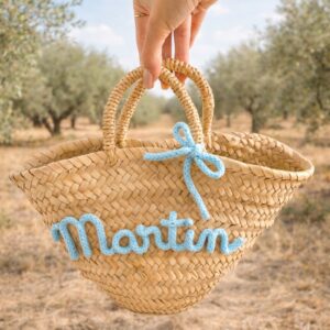 Capazo Personalizado con Nombre para Bebé o Niño