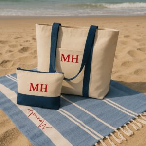 Pack bolso Blue, neceser y pareo