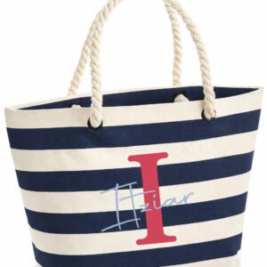 Bolso nautical con inicial y nombre