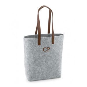 Bolso fieltro con iniciales o nombre