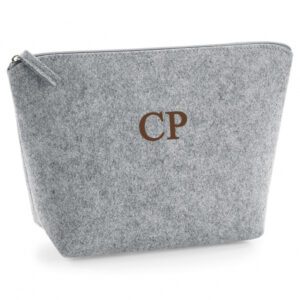 Neceser fieltro con iniciales o nombre