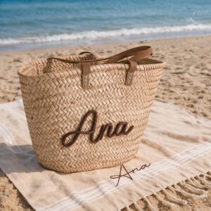 Pack Capazo  y pareo personalizado