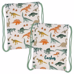 Mochila de cuerdas personalizada Dino