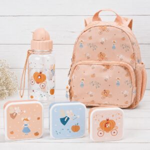 Set de Mochila, Botella Tritán y Cajitas de Almuerzo calabaza personalizado