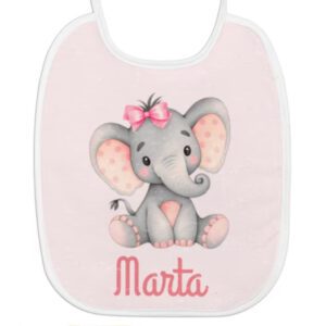 Babero personalizado Elefanta