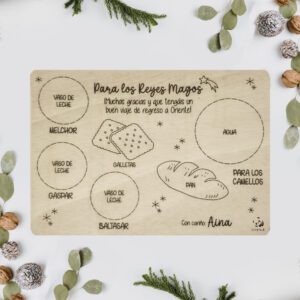 Bandeja de Reyes Magos Personalizada con Nombre
