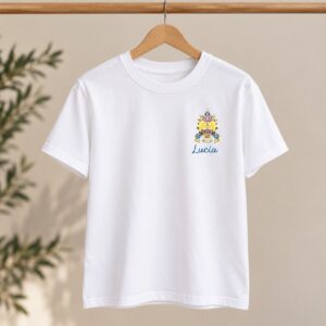 Camiseta personalizada con diseño floral de tu falda