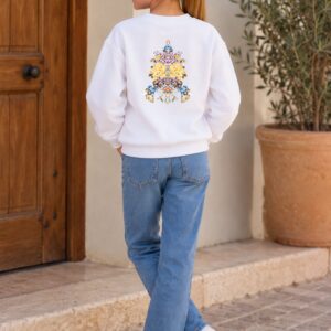 Estilo mediterráneo con estampado floral