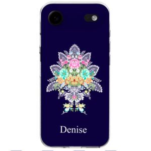 Carcasa de móvil personalizada con flores de tu traje