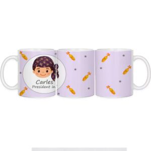 Taza personalizada fallero o foguerer con ilustración de foto