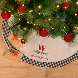 Falda personalizada para árbol de Navidad